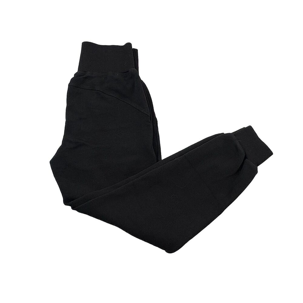 White Birch Black Label High Rise Joggers Womens S Black Pockets